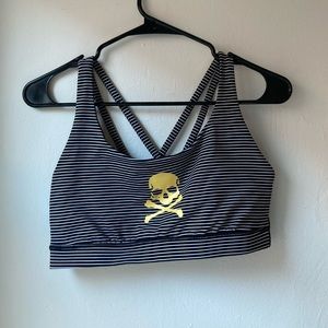 Lululemon x Soul Cycle Energy Bra Hype Stripe Black/White Size 10